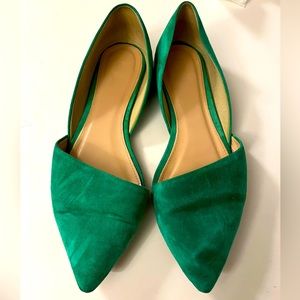 💚J Crew Dorsay Flats Sz 9